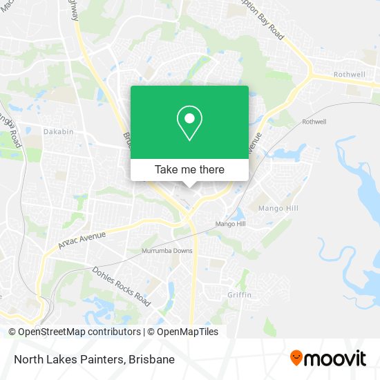 North Lakes Painters map