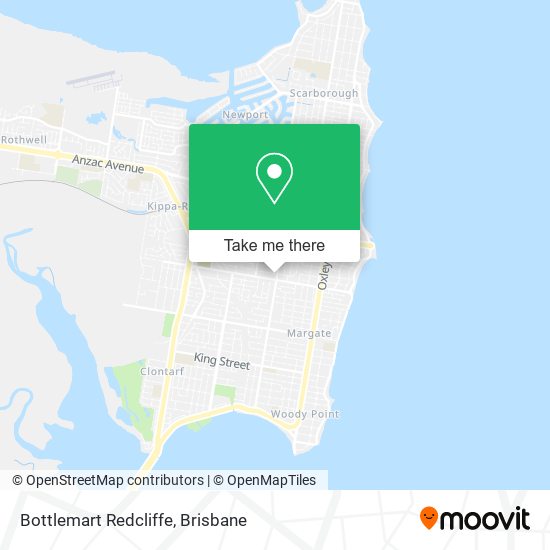 Bottlemart Redcliffe map