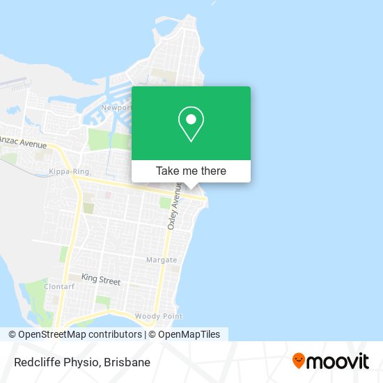 Redcliffe Physio map