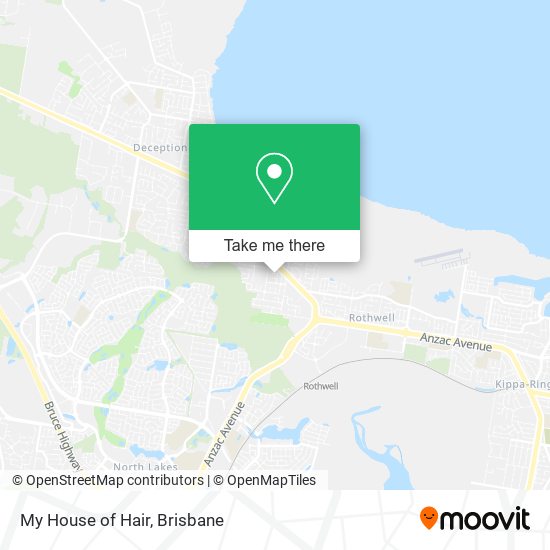 My House of Hair map