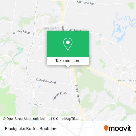 Blackjacks Buffet map