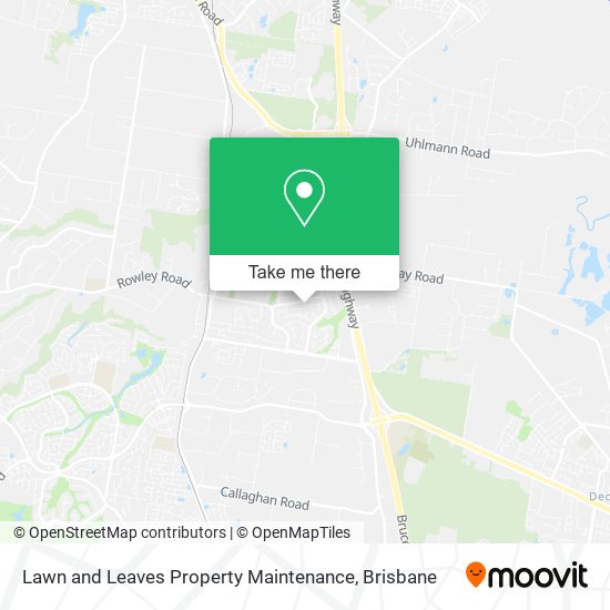 Lawn and Leaves Property Maintenance map