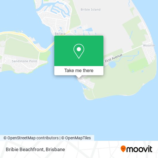 Bribie Beachfront map
