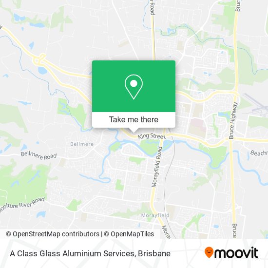 A Class Glass Aluminium Services map