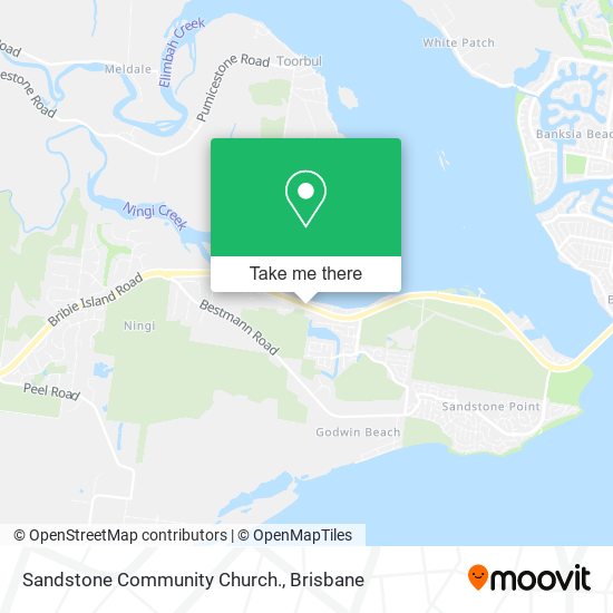Sandstone Community Church. map
