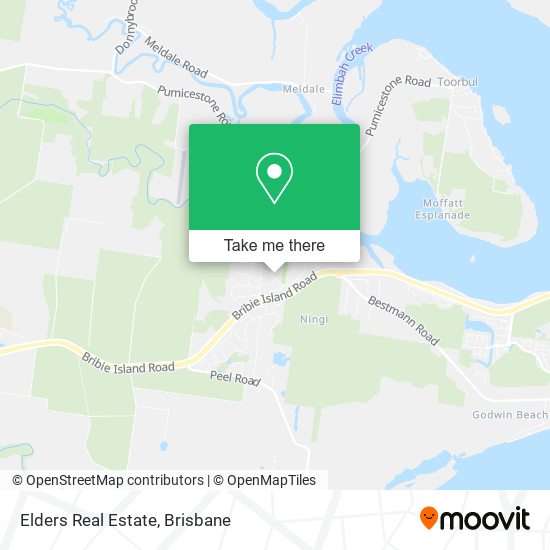 Elders Real Estate map