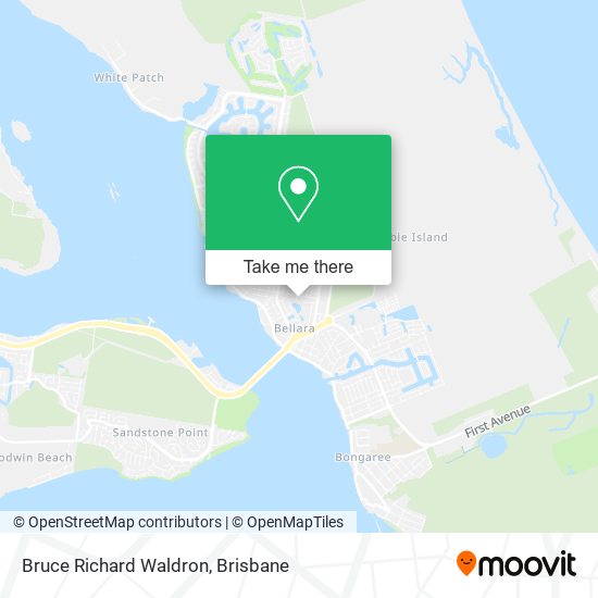 Bruce Richard Waldron map