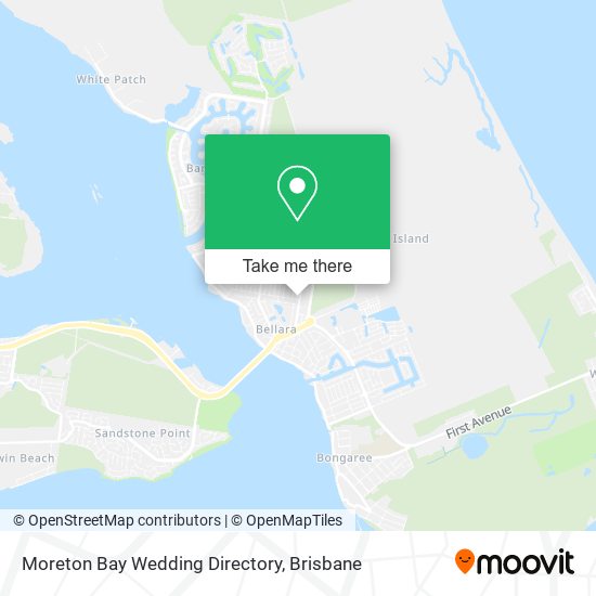 Moreton Bay Wedding Directory map