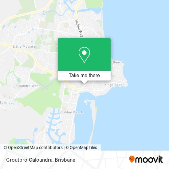 Groutpro-Caloundra map