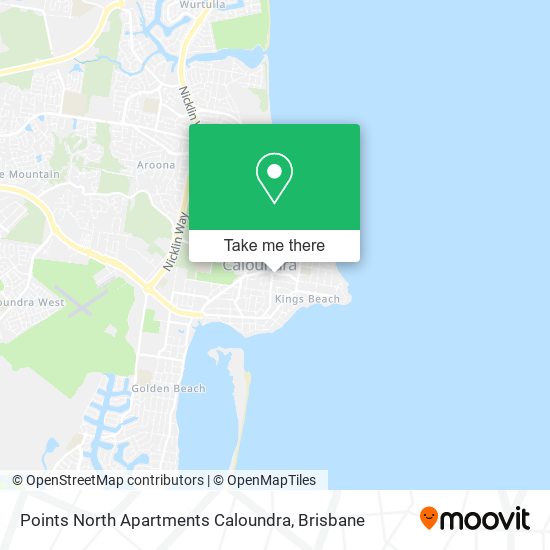 Points North Apartments Caloundra map