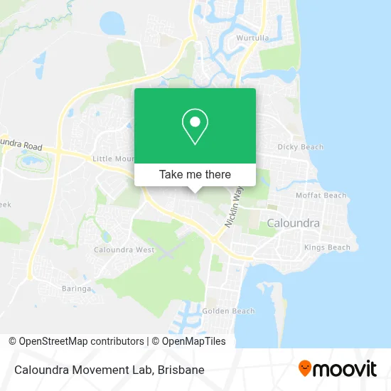 Mapa Caloundra Movement Lab