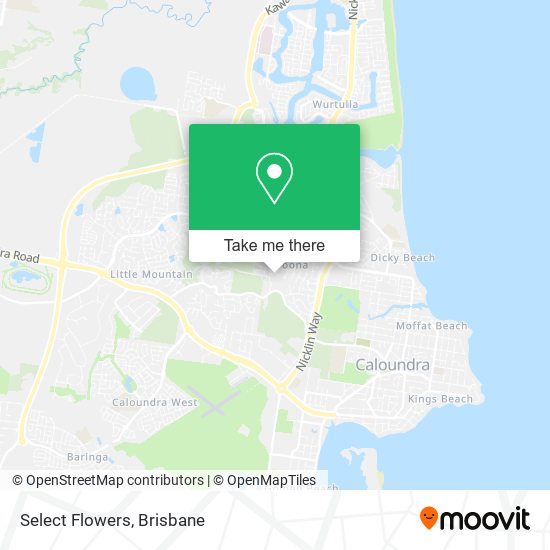 Select Flowers map
