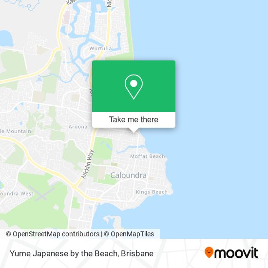Yume Japanese by the Beach map