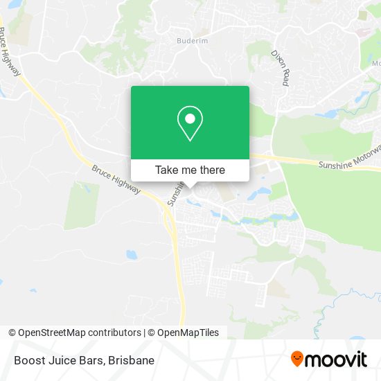 Boost Juice Bars map