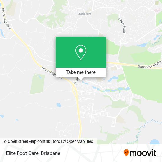 Elite Foot Care map