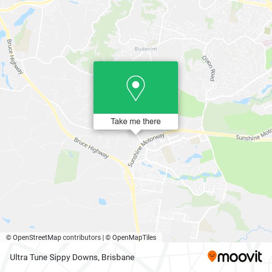 Ultra Tune Sippy Downs map