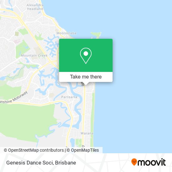 Genesis Dance Soci map