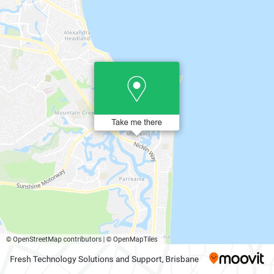 Fresh Technology Solutions and Support map