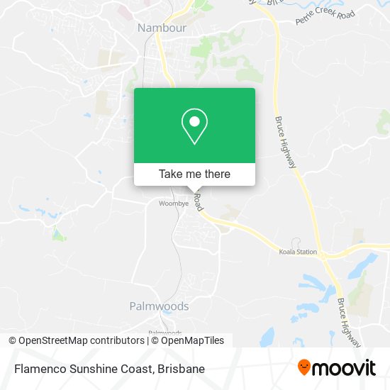 Flamenco Sunshine Coast map