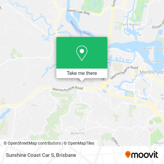 Sunshine Coast Car S map