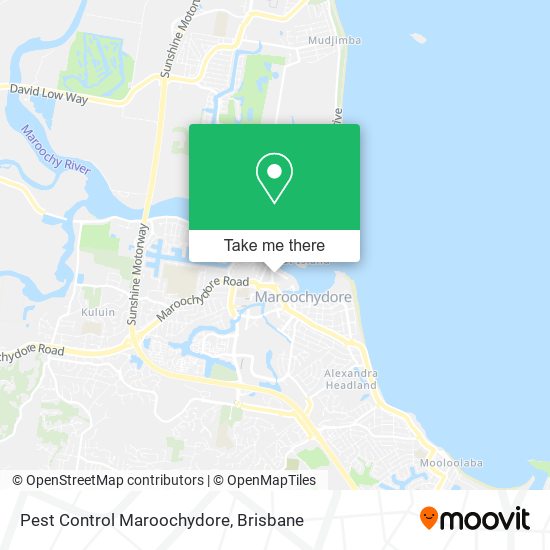 Pest Control Maroochydore map