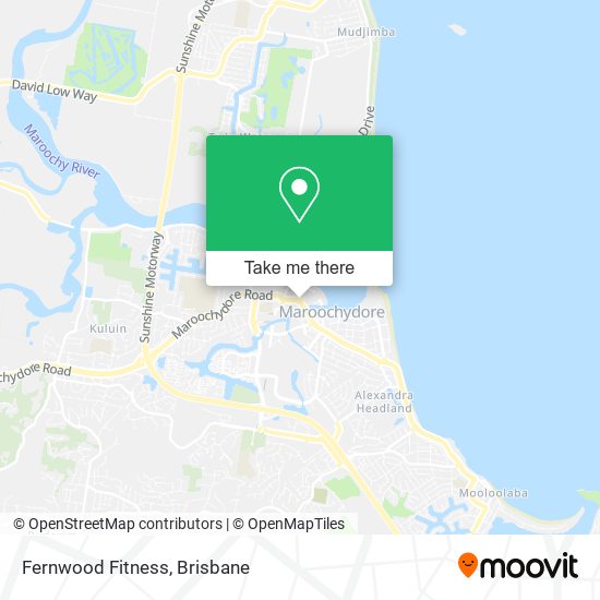 Fernwood Fitness map