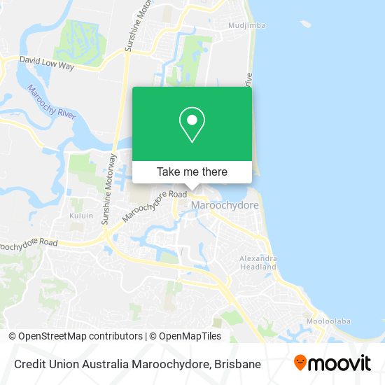 Credit Union Australia Maroochydore map