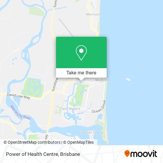 Power of Health Centre map