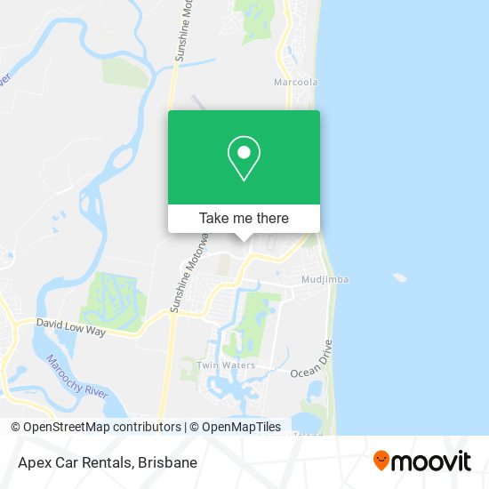 Apex Car Rentals map