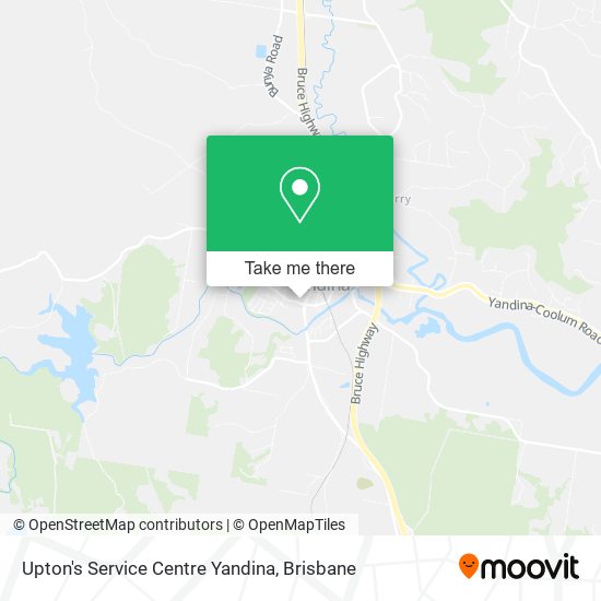 Mapa Upton's Service Centre Yandina