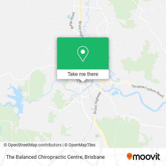 The Balanced Chiropractic Centre map