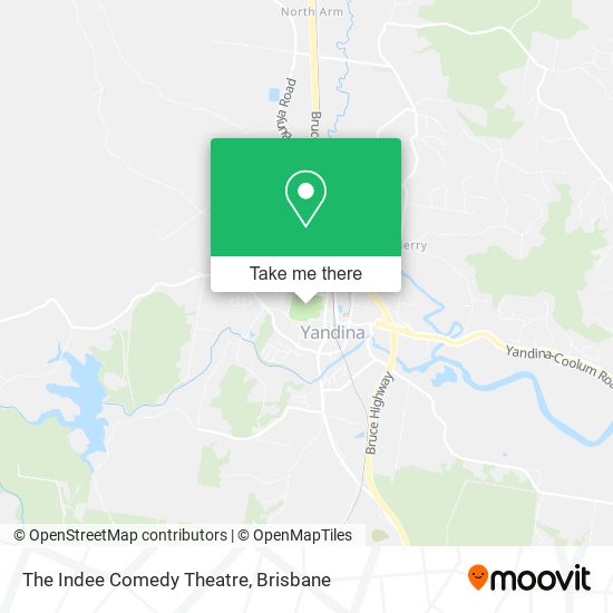 The Indee Comedy Theatre map