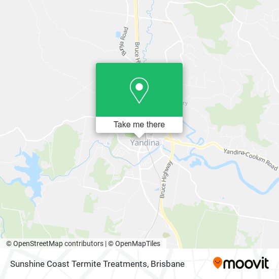 Mapa Sunshine Coast Termite Treatments