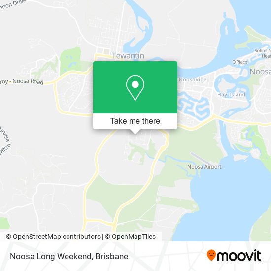 Noosa Long Weekend map