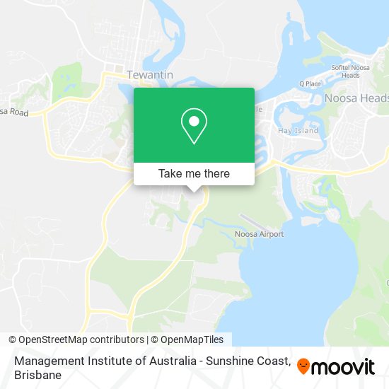 Management Institute of Australia - Sunshine Coast map