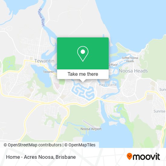 Home - Acres Noosa map