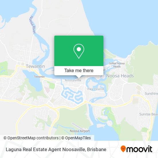 Laguna Real Estate Agent Noosaville map