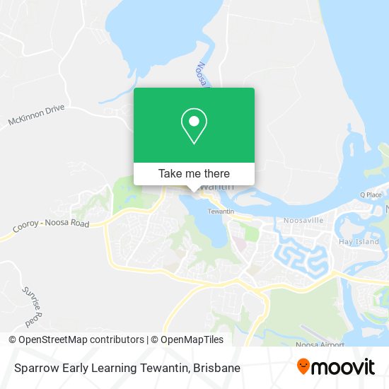 Sparrow Early Learning Tewantin map