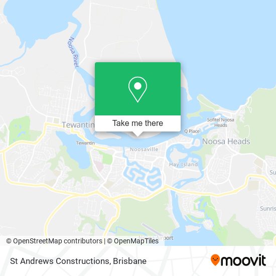 St Andrews Constructions map