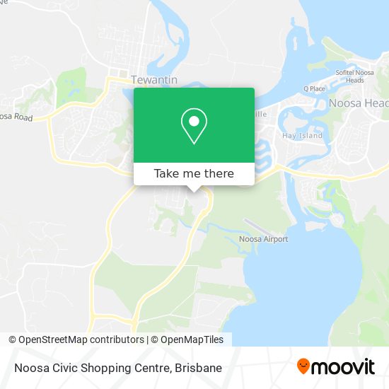 Mapa Noosa Civic Shopping Centre