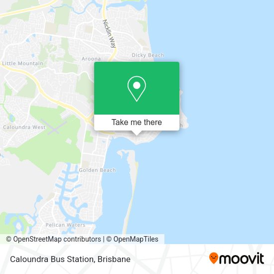 Caloundra Bus Station map