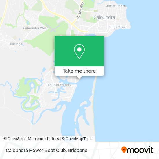 Mapa Caloundra Power Boat Club