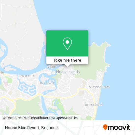 Noosa Blue Resort map
