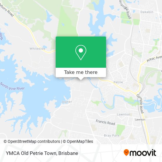 YMCA Old Petrie Town map