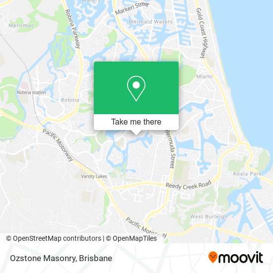 Ozstone Masonry map