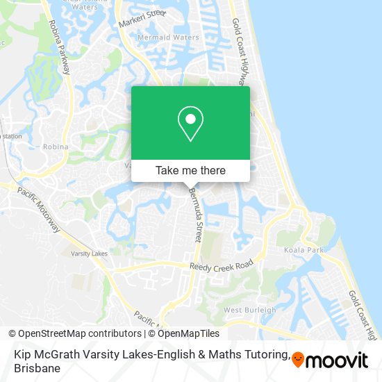 Kip McGrath Varsity Lakes-English & Maths Tutoring map
