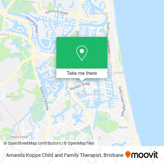 Amanda Koppe Child and Family Therapist map