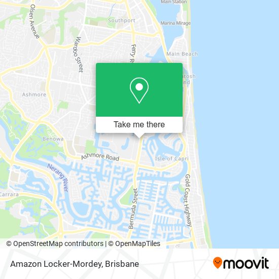 Amazon Locker-Mordey map