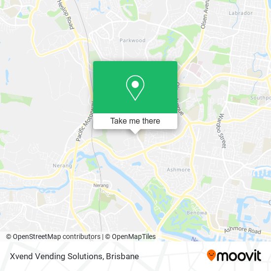 Xvend Vending Solutions map