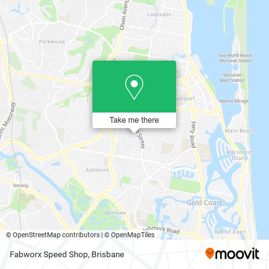 Fabworx Speed Shop map